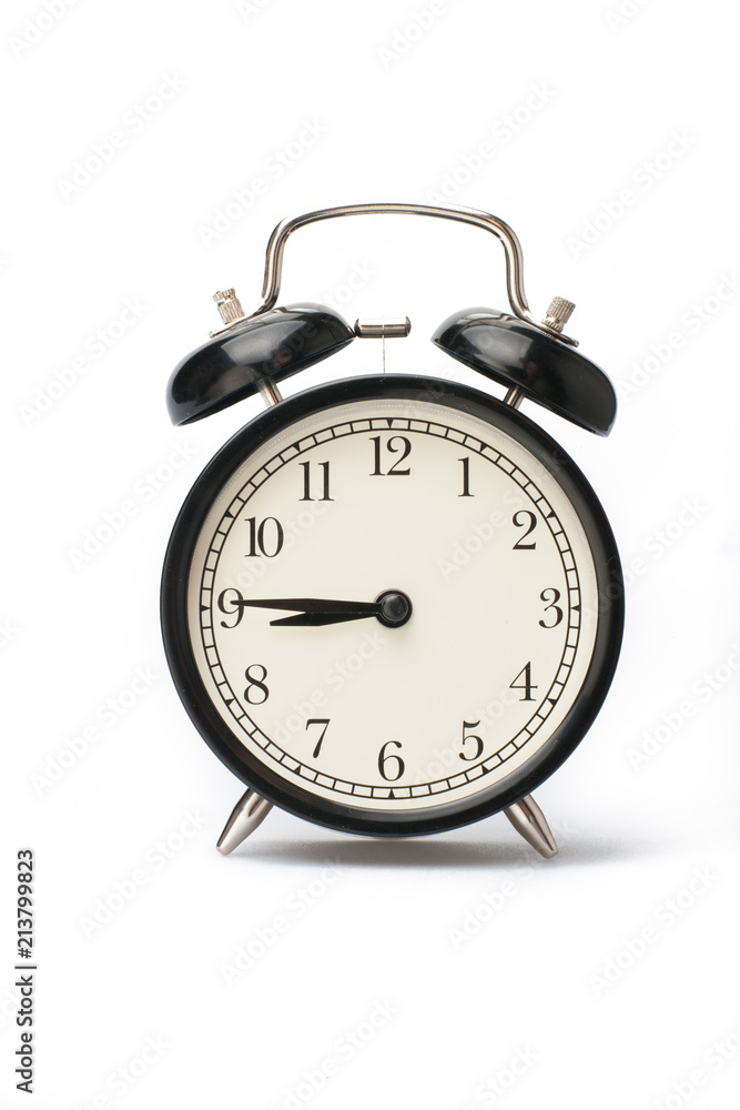 Alarm clock face isolated on white background Alarm clock face isolated on white background