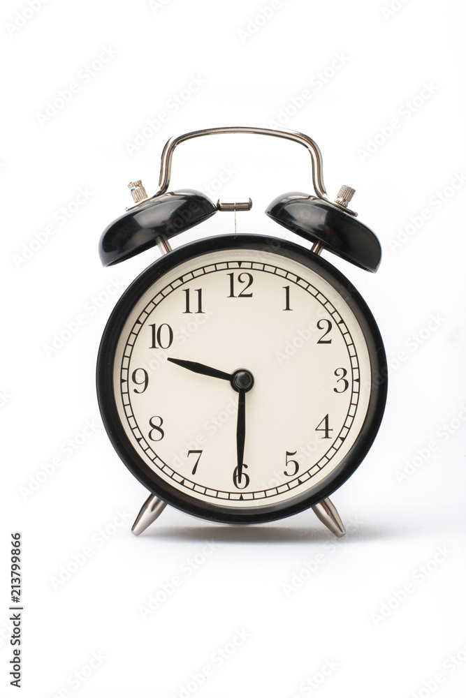 Alarm clock face isolated on white background Alarm clock face isolated on white background