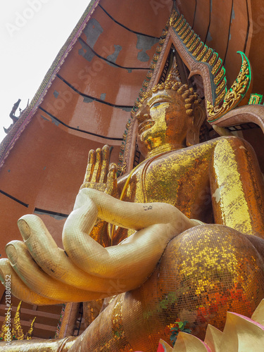 Golden Buddha at Watthumsua, Thailand photo