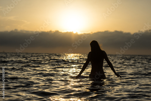 Sunset girl