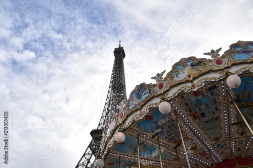 Eifel tower carousel