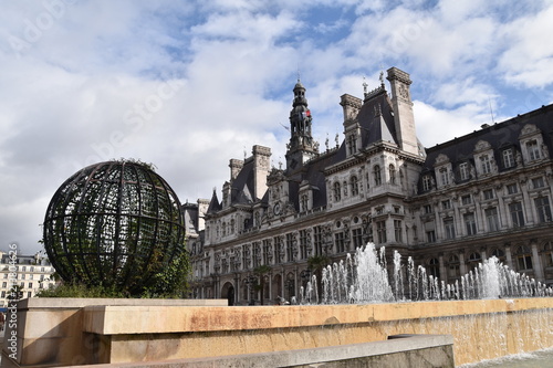 Paris water fountain