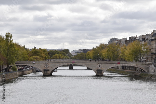 Paris river bridge