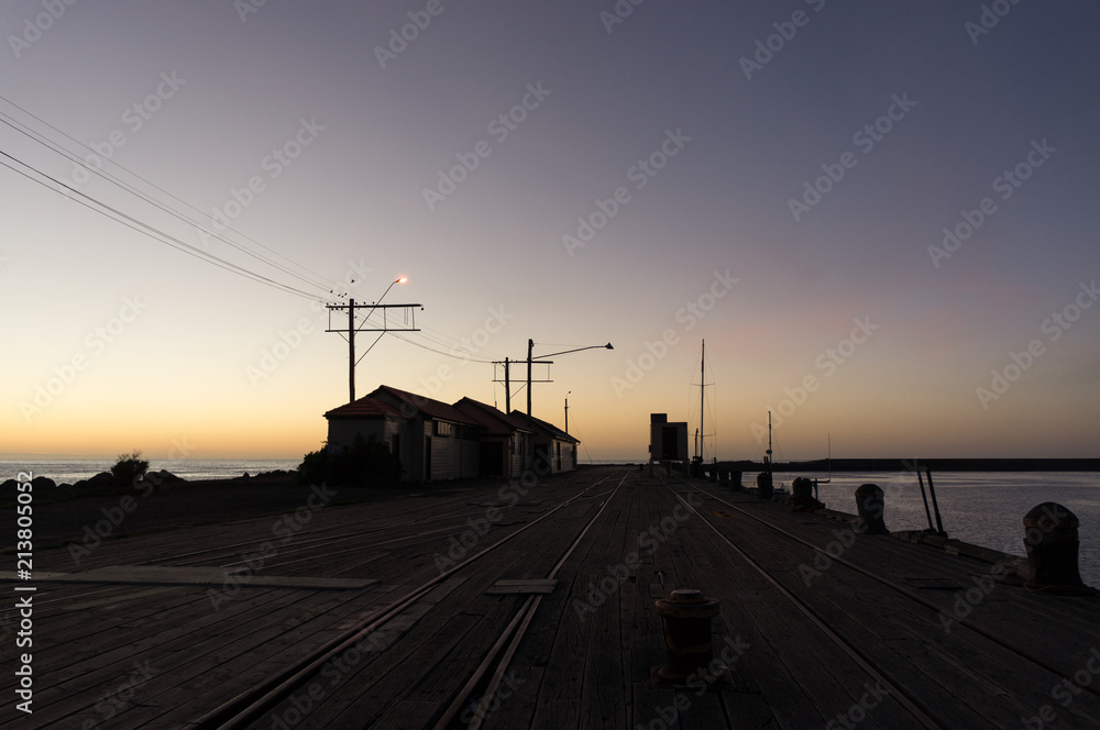 Sunrise at the pier
