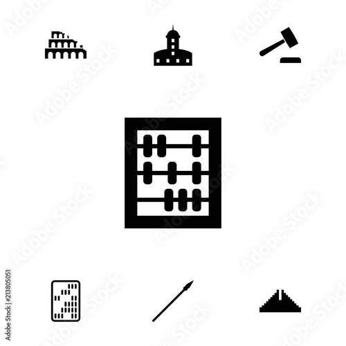 Collection of 7 antique filled icons