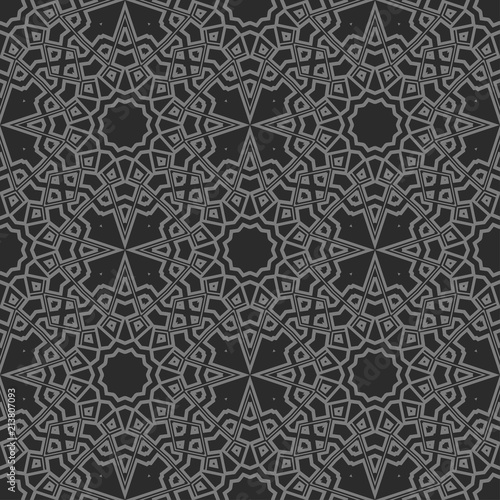 Abstract geometric ornament. Beautiful seamless vector pattern. for Card, print, kerchief design, napkin