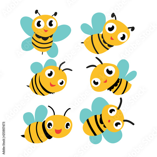 bee vector collection design