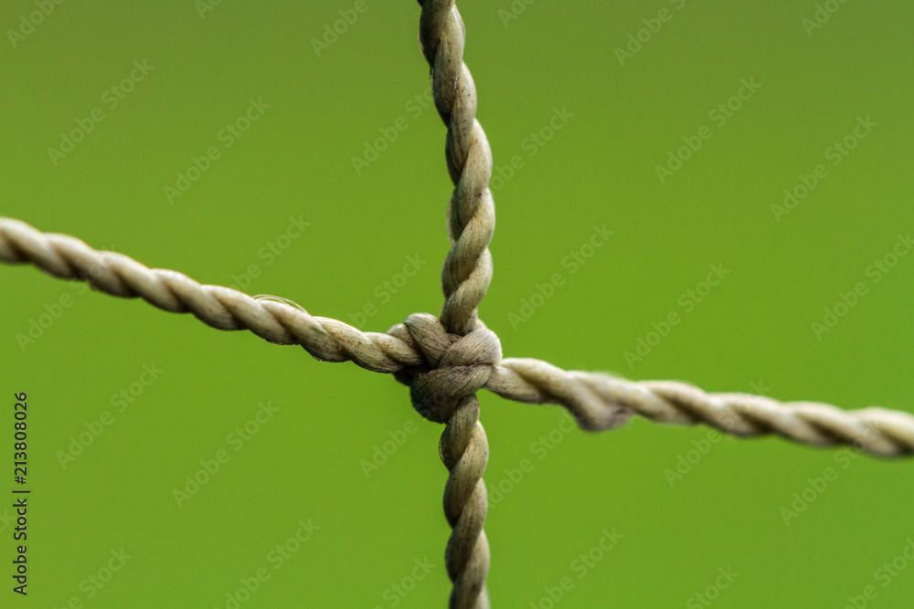 knot on a green background knot on a green background