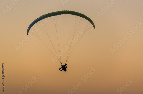Paraglider flight