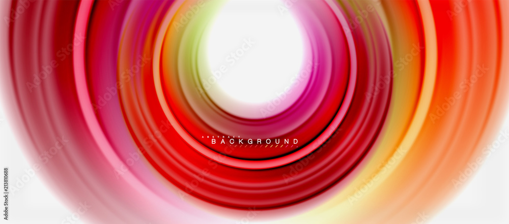 Rainbow fluid color line abstract background - swirl and circles, twisted liquid colours design, colorful marble or plastic wavy texture backdrop, multicolored template for business or technology Rainbow fluid color line abstract background - swirl and circles, twisted liquid colours design, colorful marble or plastic wavy texture backdrop, multicolored template for business or technology
