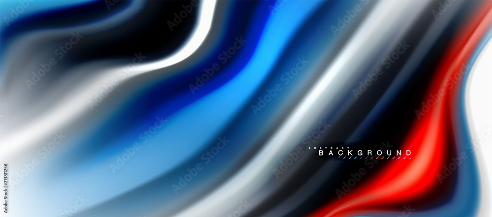 Fluid liquid mixing colors concept on light grey background, curve flow, trendy abstract layout template for business or technology presentation or web brochure cover, wallpaper Fluid liquid mixing colors concept on light grey background, curve flow, trendy abstract layout template for business or technology presentation or web brochure cover, wallpaper