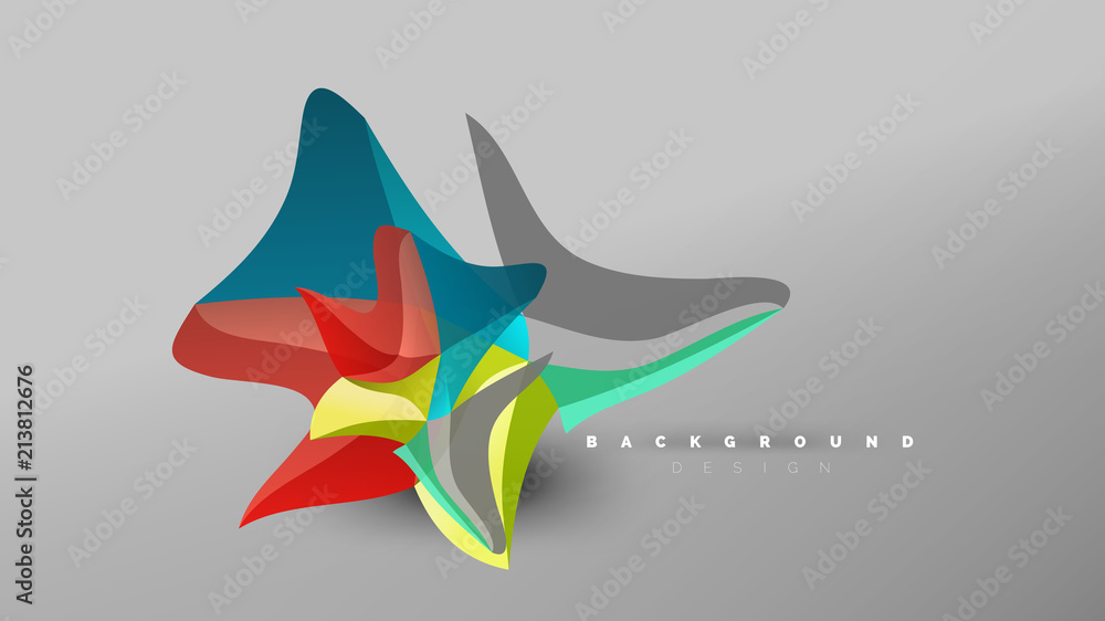 Abstract background - geometric origami style shape composition, triangular low poly design concept. Colorful trendy minimalistic illustration Abstract background - geometric origami style shape composition, triangular low poly design concept. Colorful trendy minimalistic illustration