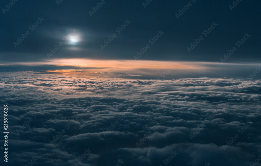 Dark sky and clouds Dark sky and clouds