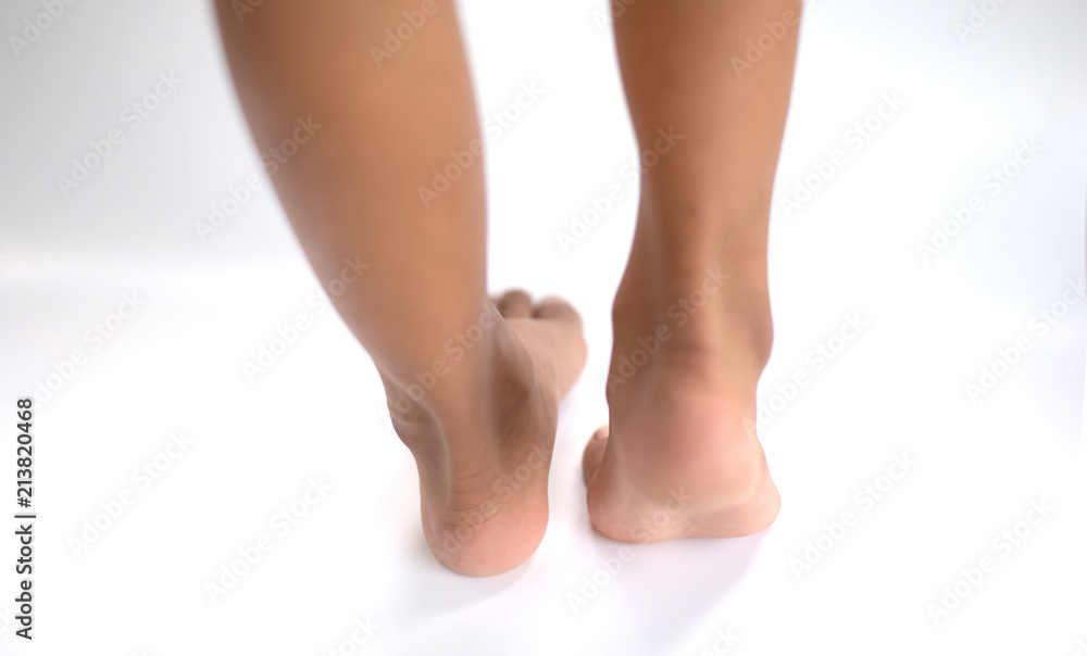 Legs and feet with white backdrop Legs and feet with white backdrop