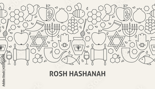 Rosh Hashanah Banner Concept