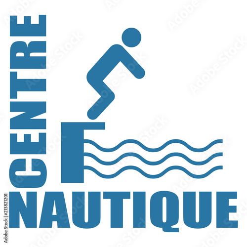 Logo centre nautique.