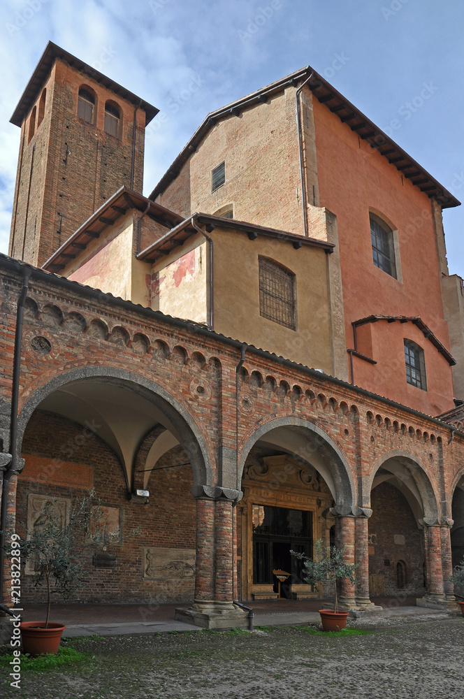 Bologna, Italy, Saint Stephen  basilica complex  Pilate’s Backyard.