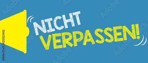 Nicht Verpassen!