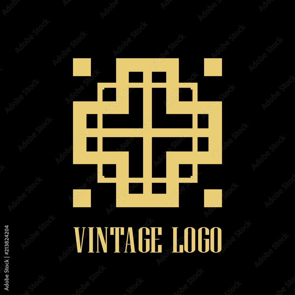 Obraz premium Art Deco Logo