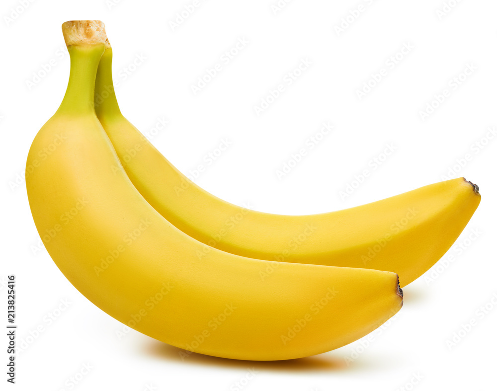 Bunch of bananas isolated