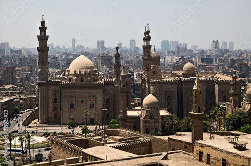 Mosque-Madrassa of Sultan Hassan and Al-Rifai Mosque in Cairo