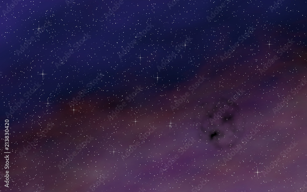 Colorful and beautiful space background. Outer space. Starry outer space texture. 3D illustration Colorful and beautiful space background. Outer space. Starry outer space texture. 3D illustration