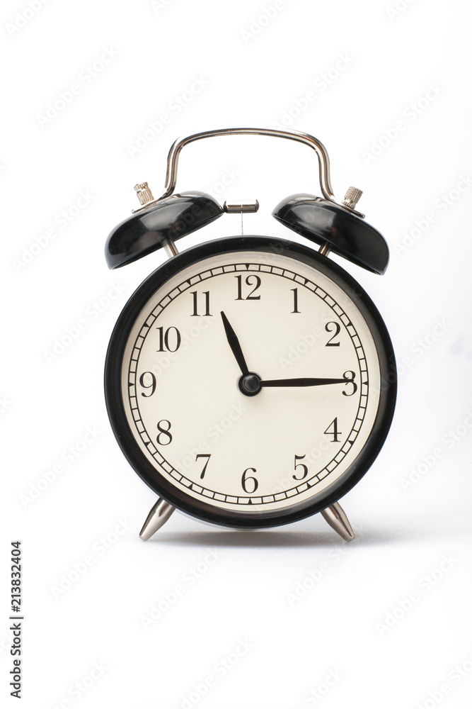 Alarm clock face isolated on white background Alarm clock face isolated on white background