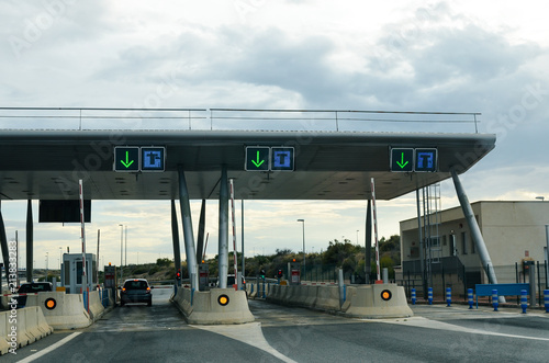 Fotografie Tollway gate in alicante