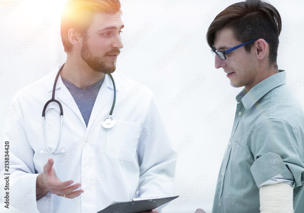 doctor gives advice to his patient doctor gives advice to his patient