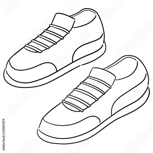 vector of shoes