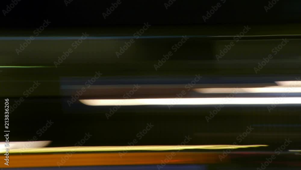 Car Lights Streets Buildings Night City Car Lights Streets Buildings Night City