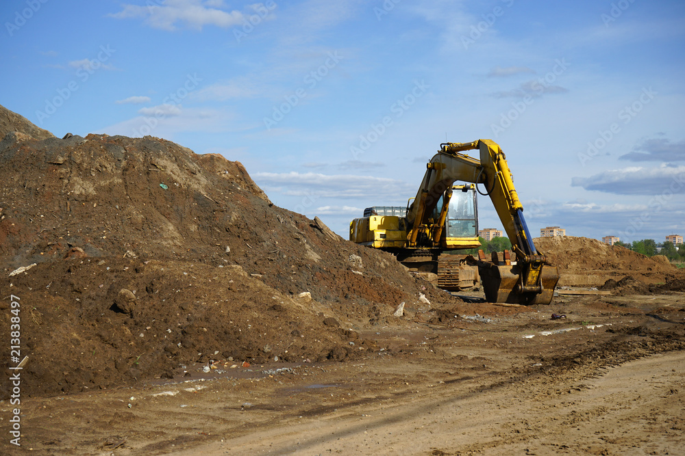 Obraz premium excavator