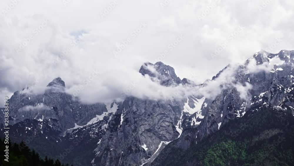 4k close up shot of clouds around a summit 4k close up shot of clouds around a summit