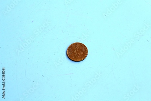 Euro coin ten cents photo