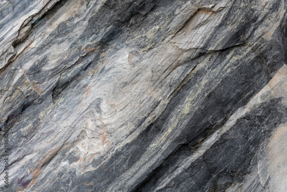 Gray surface of marble stone with striped streaks. Gray surface of marble stone with striped streaks.