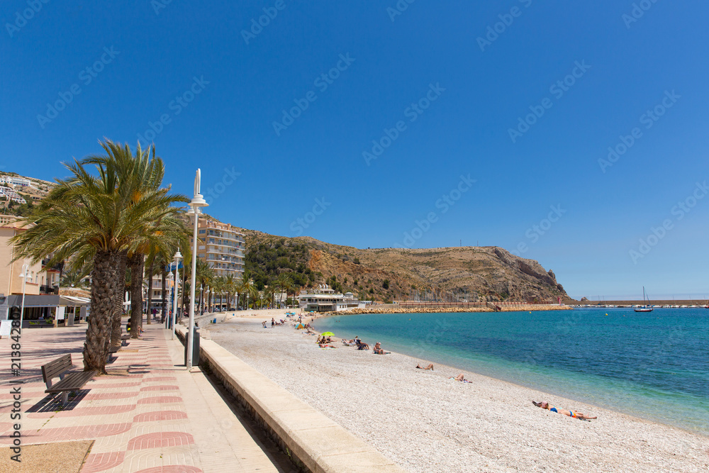 Jávea Spain beautiful beach located south-east of Denia also known as Xabia