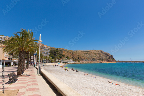Jávea Spain beautiful beach located south-east of Denia also known as Xabia