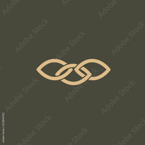 Abstract green leaf logo vector design. Environmental protection, ecology, healthy eating, Botanical Garden, park, forest, farm, agriculture vector sign.