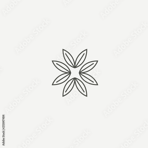 Abstract green leaf logo vector design. Environmental protection, ecology, healthy eating, Botanical Garden, park, forest, farm, agriculture vector sign.