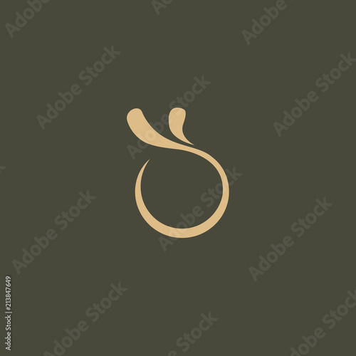 Abstract green leaf logo vector design. Environmental protection, ecology, healthy eating, Botanical Garden, park, forest, farm, agriculture vector sign.