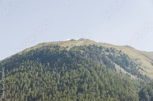 Muottas Muragl, Piz Muragl, Aussichtsberg, Wanderweg, Val Muragl, Panoramaweg, Oberengadin, Graubünden, Alpen, Sommer, Schweiz photo