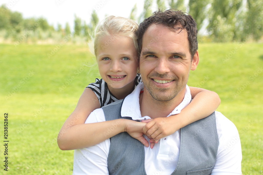 Obraz premium Father and daugther