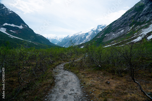 Norwegen Landschaft Wanderweg