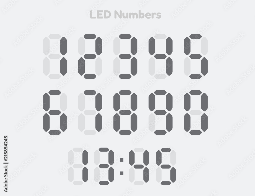 Calculator digital numbers. Monitor alarm clock Calculator digital numbers. Monitor alarm clock
