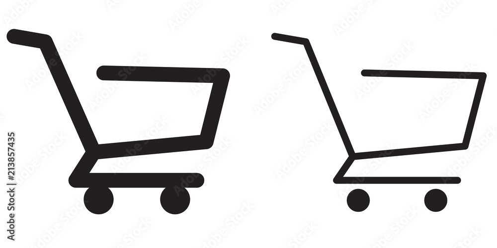 Chariot Supermarche Icone Stock Vector Adobe Stock Chariot Supermarche Icone Stock Vector Adobe Stock