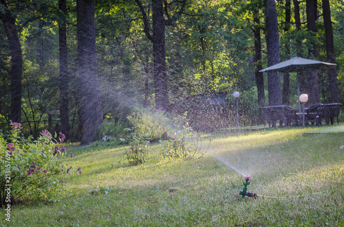 Garden lawn watering system © ketrin08