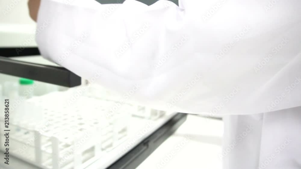 Asian scientist working in the lab,Thailand people,Experiment science ...
