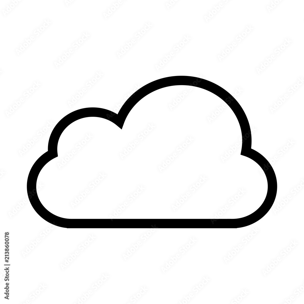 Cloud icon. vector Cloud icon. vector