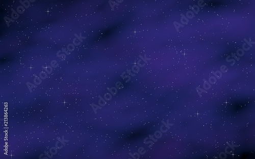 Colorful and beautiful space background. Outer space. Starry outer space texture. 3D illustration