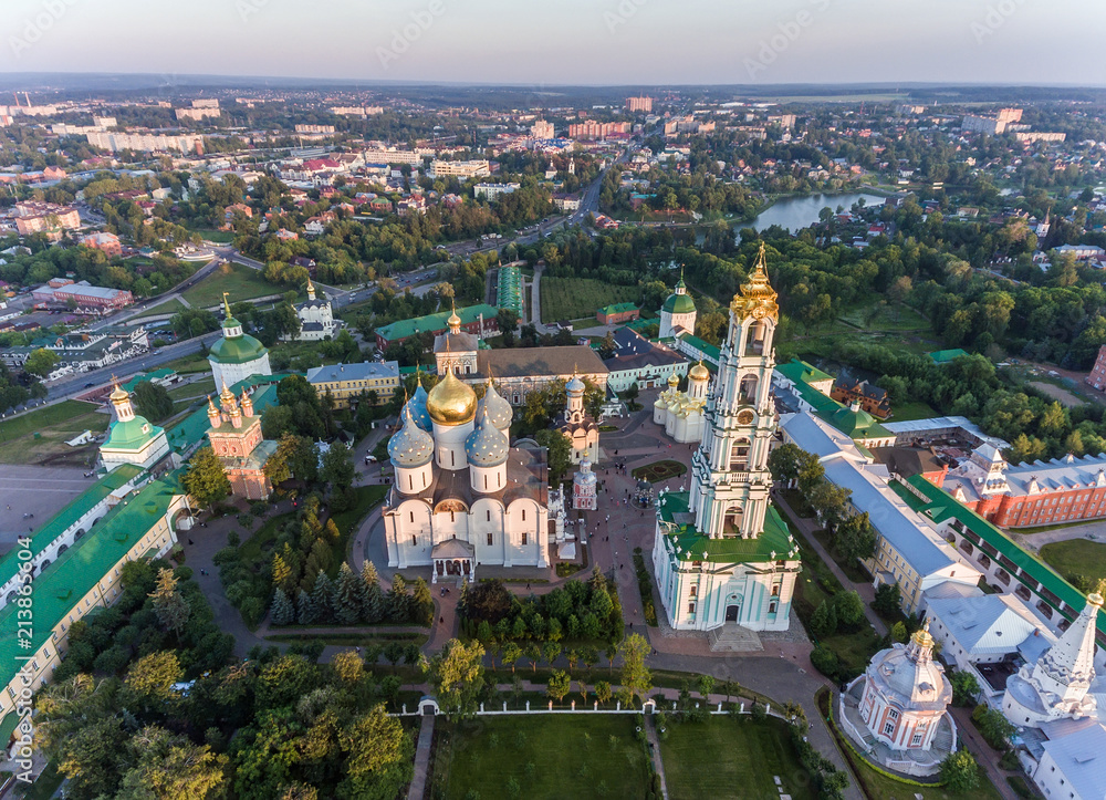 Holy Trinity Sergius Lavra, Sergiev Posad, aerial photography